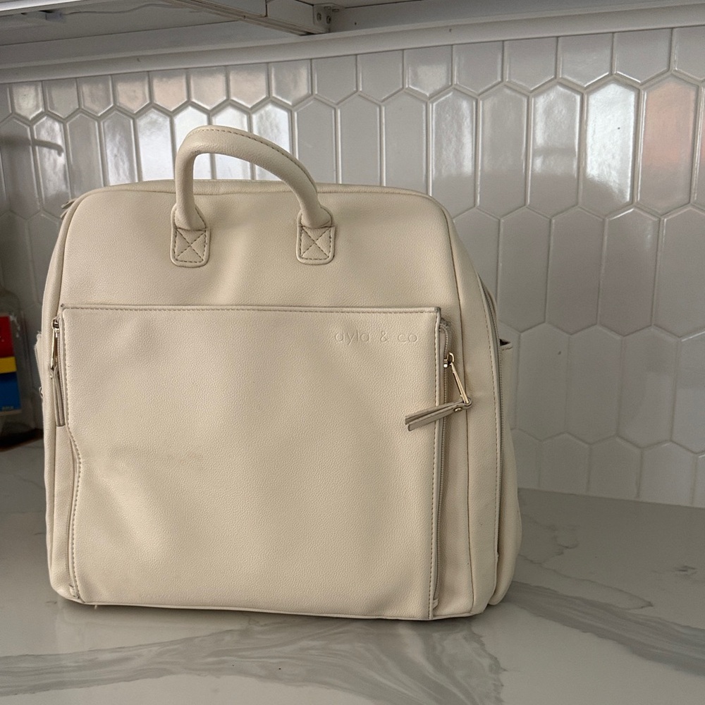 Stylish Cream Baby Bag by Ayla & Co